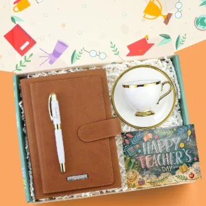 Mıknatıs Defterli Kişiye Özel Öğretmenler Günü Hediye Seti