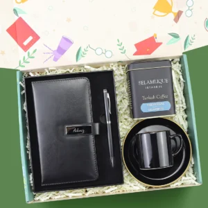 Öğretmenler Günü Hediyesi Defter & Kahve & Fincan Seti