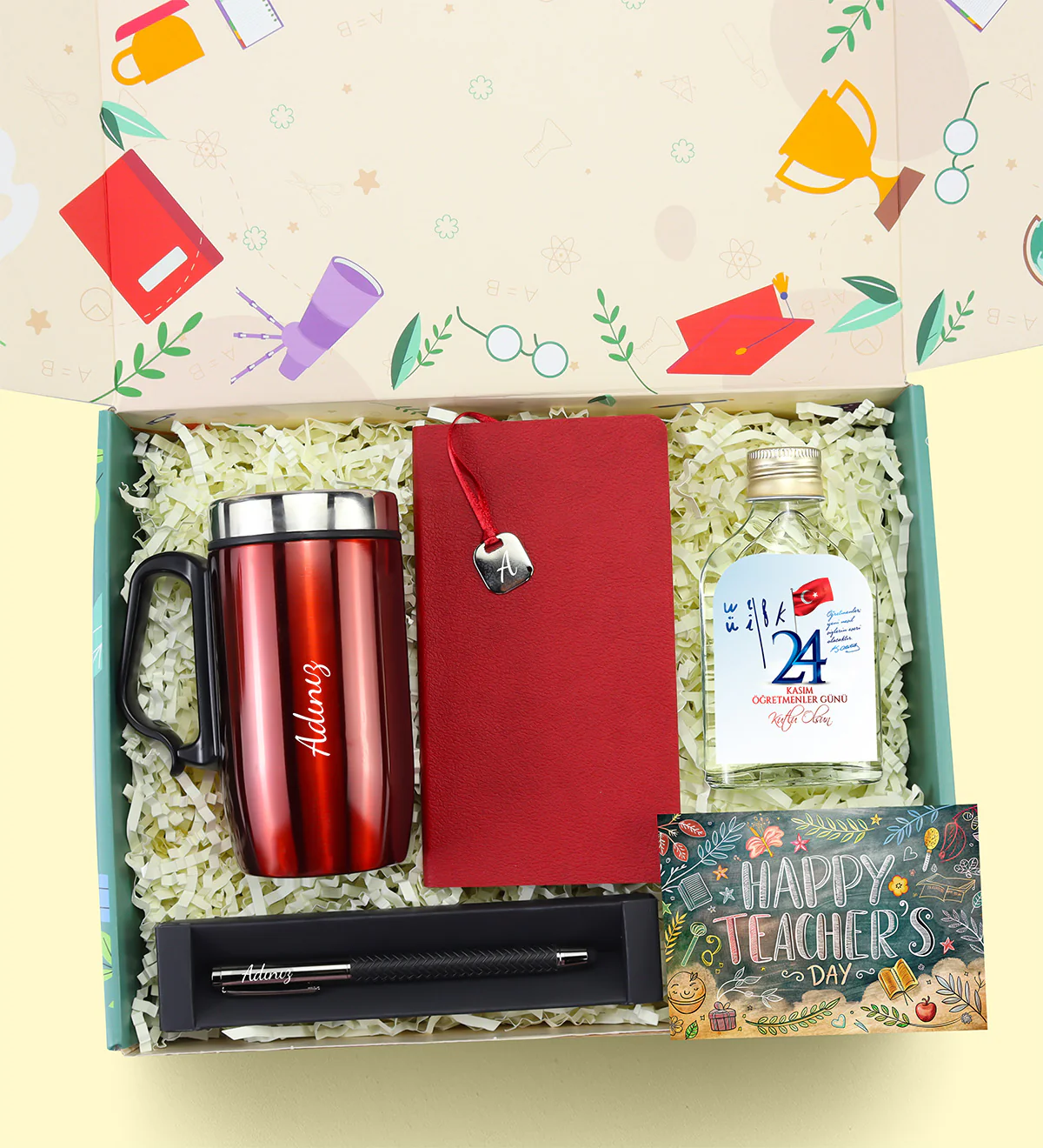 Öğretmenler Günü Özel Kutulu Kolonyalı Hediye Seti