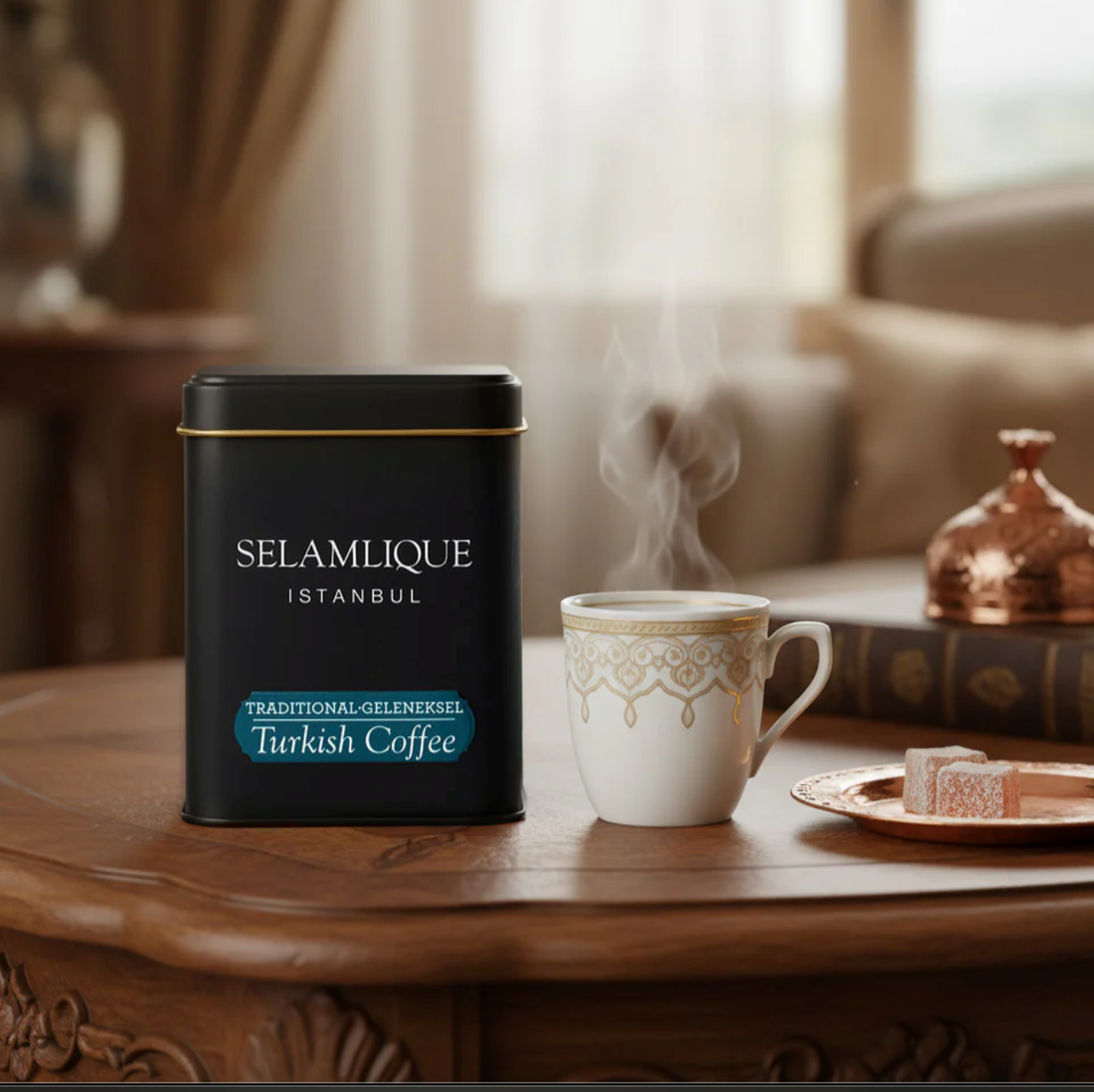 Öğretmenler Günü Hediye Seti Kolonyalı Kahve Fincan Set - Görsel 3