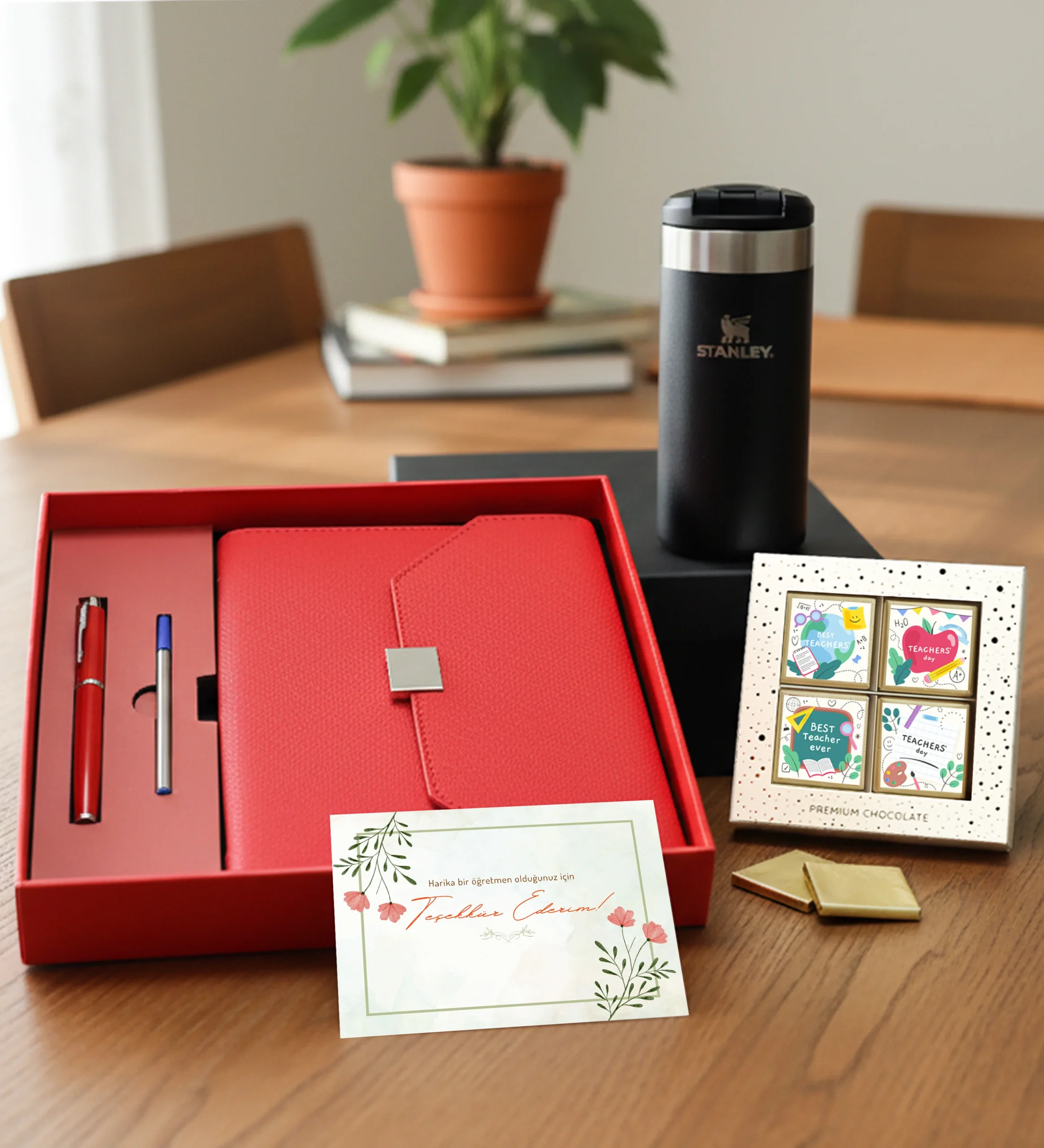 Stanley Termoslu Premium Öğretmenler Günü Kurumsal Hediye Seti