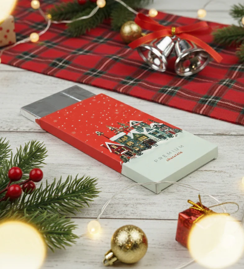 Yılbaşı Özel Çam Ağacı & Çikolatalı Kurumsal Hediye Seti - Görsel 2